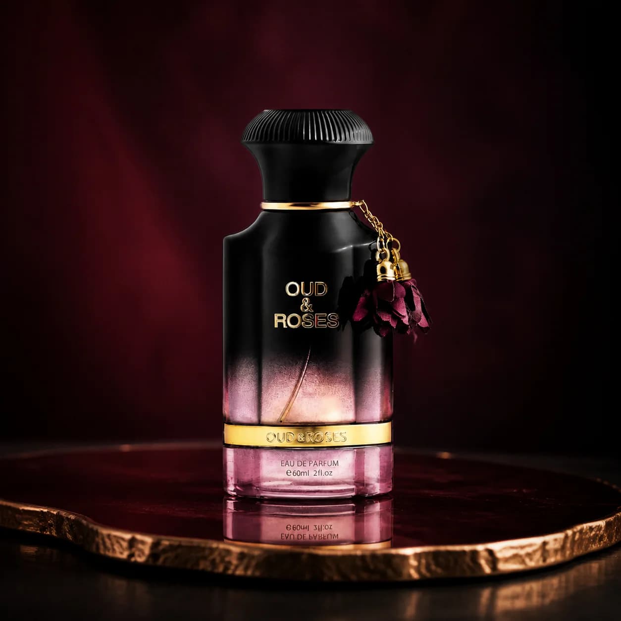Ahmed Al Maghribi Oud Roses perfume bottle
