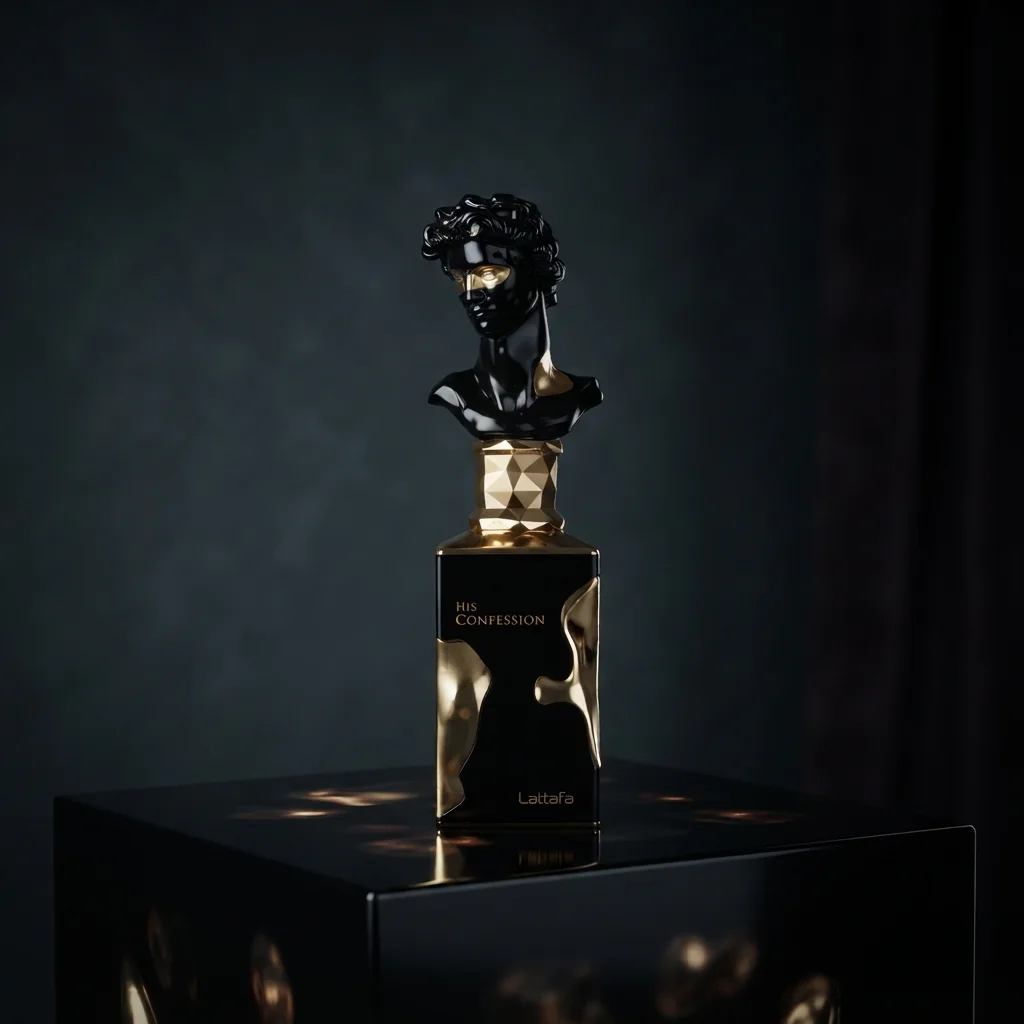 Lattafa His Confession perfume bottle