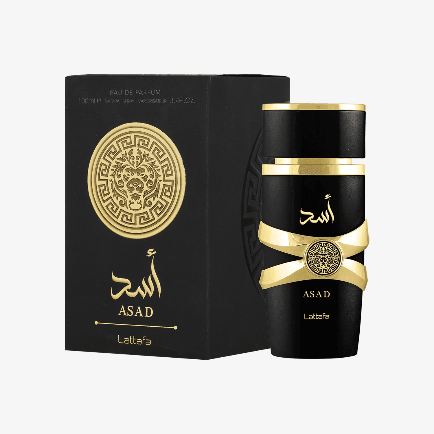 Lattafa Asad presentation box packaging
