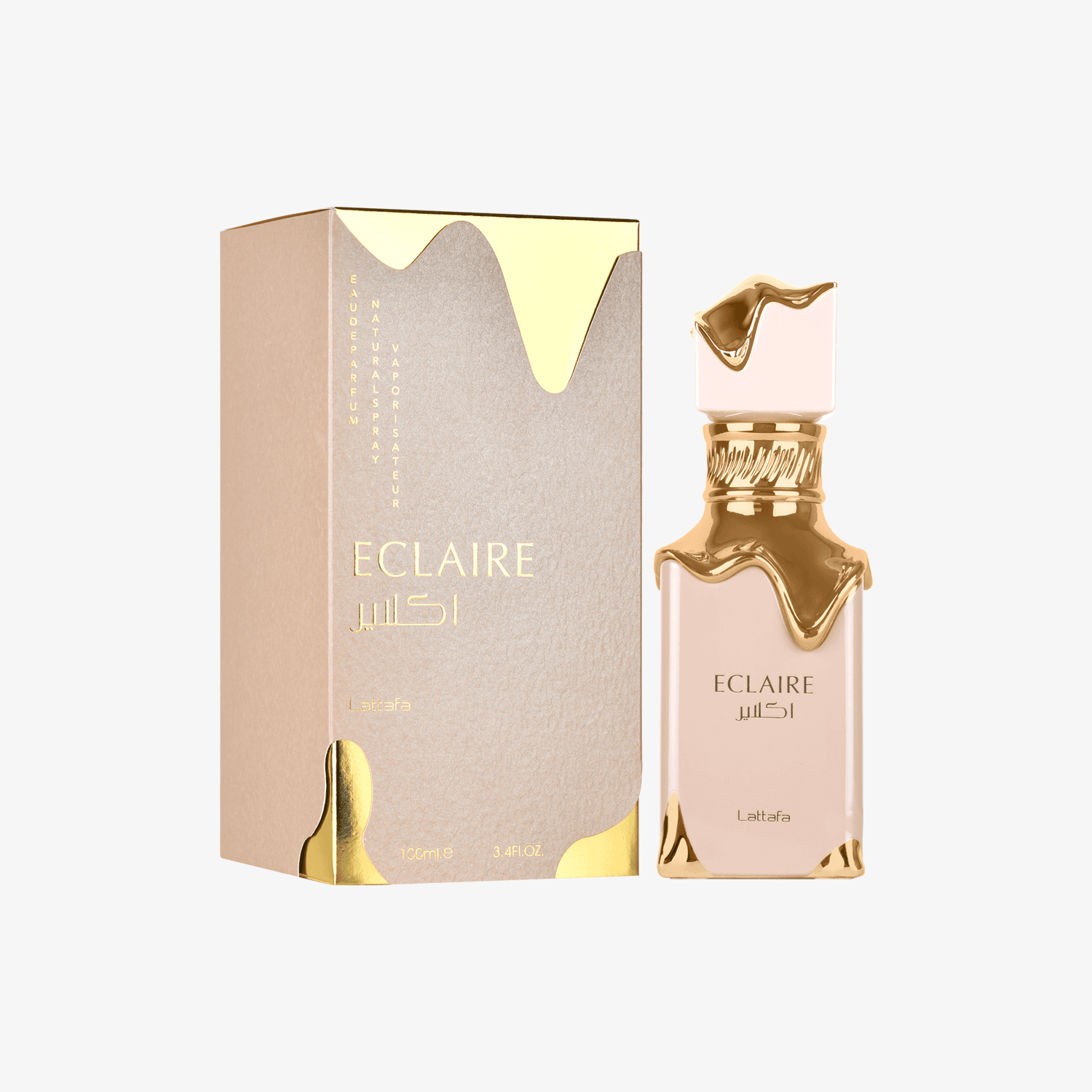 Lattafa Eclaire presentation box packaging