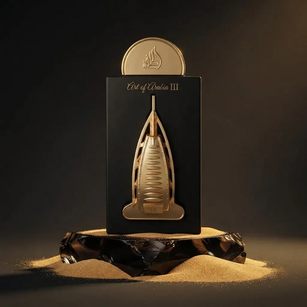 Lattafa Pride Art of Arabia III perfume bottle
