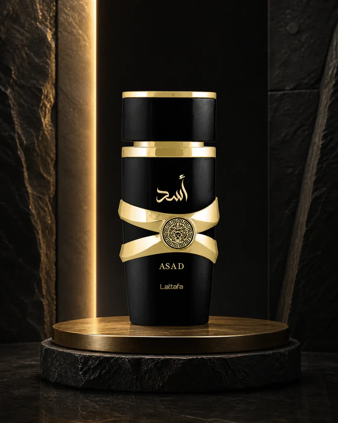 Lattafa Asad perfume bottle