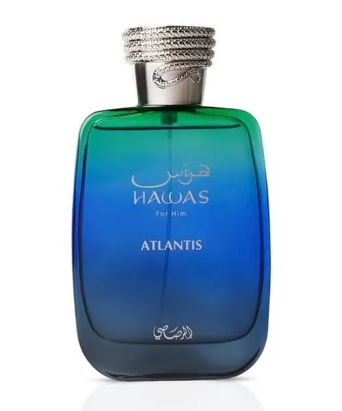 Rasasi Hawas Atlantis presentation box packaging