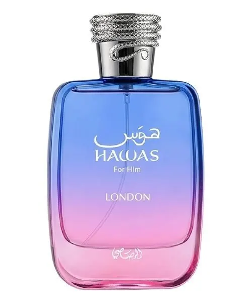Rasasi Hawas London presentation box packaging