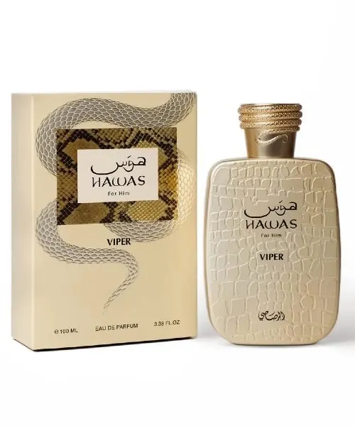 Rasasi Hawas Viper perfume bottle